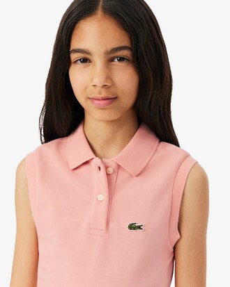 Robe sans manches en Piqu&eacute; stretch