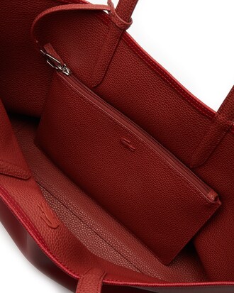 Sac cabas réversible Anna en toile enduite à motif jacquard