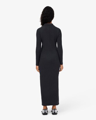 Robe slim fit col polo coton c&ocirc;tel&eacute;
