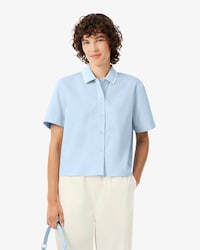 Chemise effet Petit Piqu&eacute; oversize