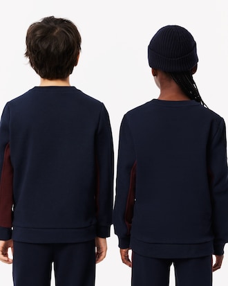 Sweatshirt molleton color-block