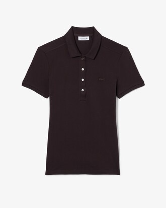 Polo L.12.D slim fit en mini piqu&eacute; stretch