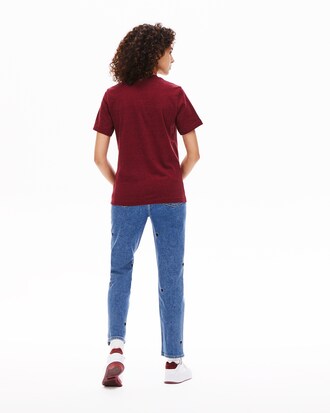 T-shirt unisexe Lacoste LIVE en coton chiné avec poche