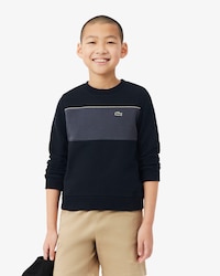 Sweatshirt molleton color-block