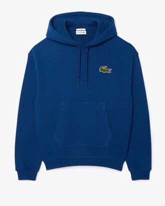 Sweatshirt à capuche loose fit avec badge