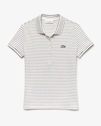 Polo slim fit Lacoste en mini piqu&eacute; stretch ray&eacute;