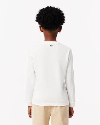 T-shirt coton épais imprimé badge