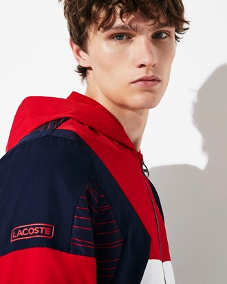 Ensemble de surv&ecirc;tement &agrave; capuche Tennis Lacoste SPORT color-block