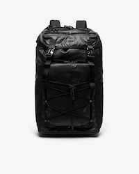 Sac à dos à rabat Altitude en nylon uni avec cordons