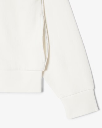 Sweatshirt zipp&eacute; relaxed fit badge