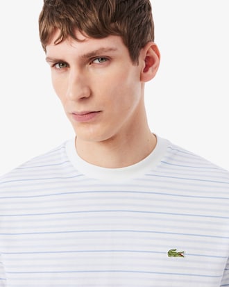 T-shirt coton &eacute;pais ray&eacute;