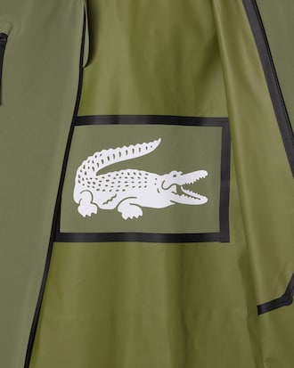 Parka longue à capuche oversize imperméable