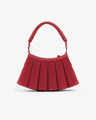 Petit sac Lenglen cuir mesh D&eacute;fil&eacute;