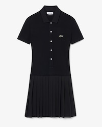 Robe polo pliss&eacute;e Piqu&eacute; stretch