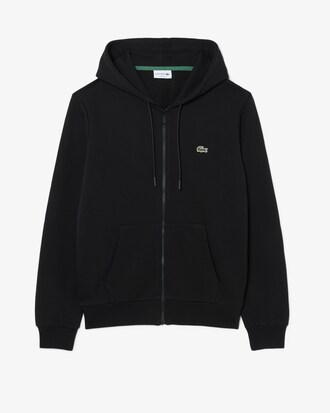 Sweatshirt zipp&eacute; classic fit molleton
