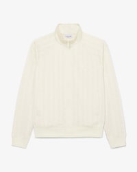 Veste zipp&eacute;e jacquard monogramme