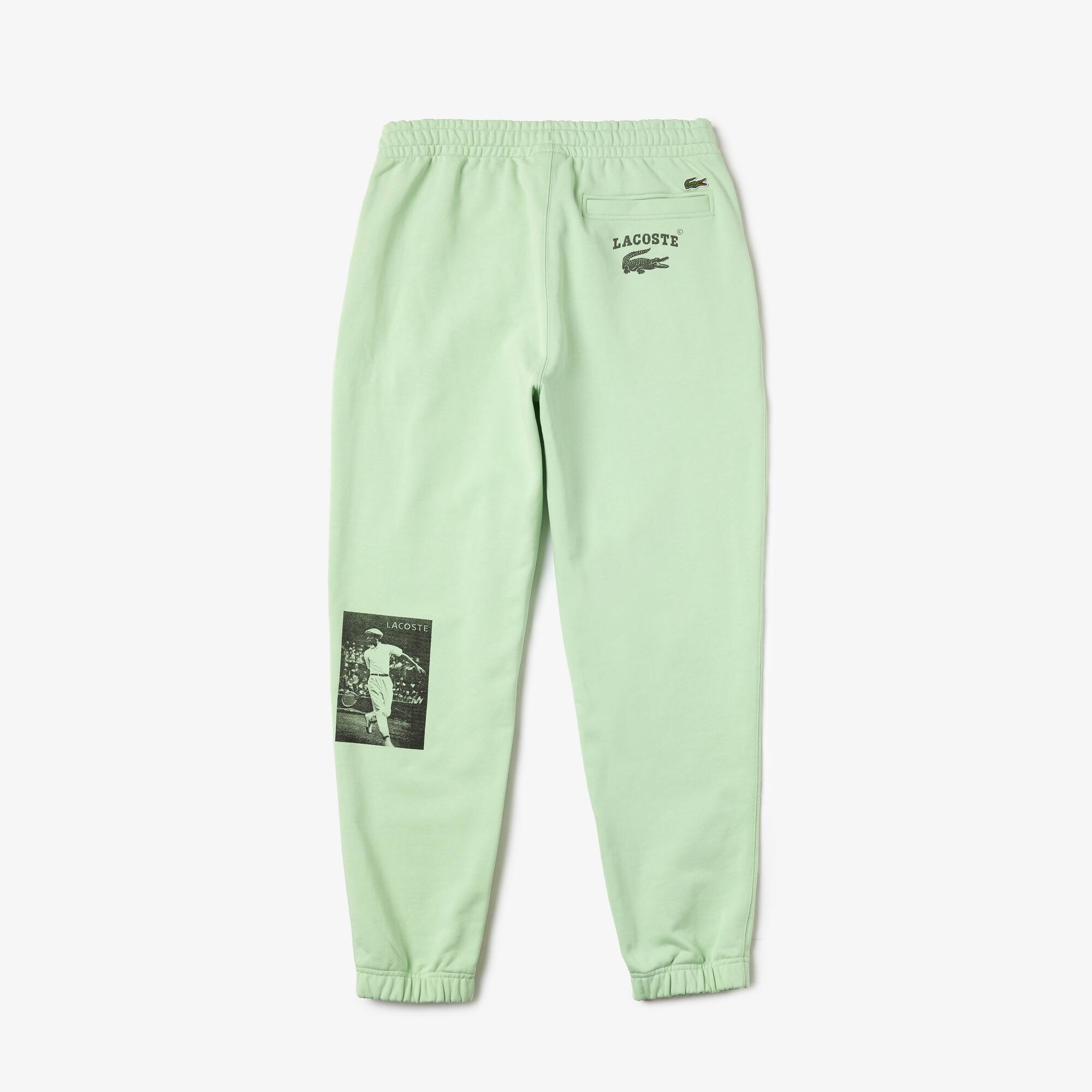 Pantalon de jogging unisexe Lacoste L!VE Héritage en molleton imprimé |  LACOSTE
