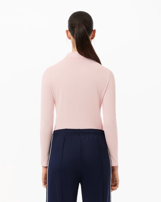 Polo L.12.D slim fit en mini Piqué stretch