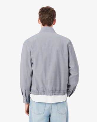 Veste Harrington laine m&eacute;lang&eacute;e