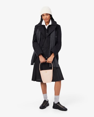 Petit sac seau Tennis Bliss en cuir