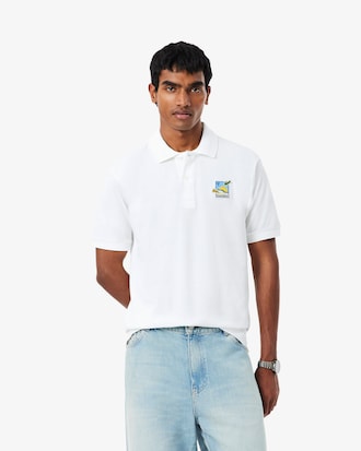 Polo L.12.12 Lacoste x Club Med avec badge