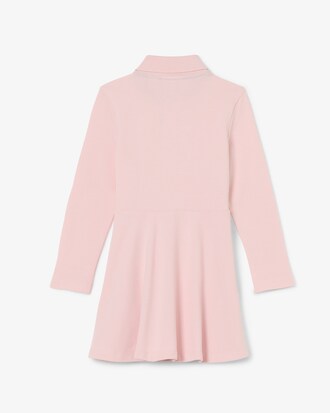 Robe manches longues en Piqu&eacute; stretch