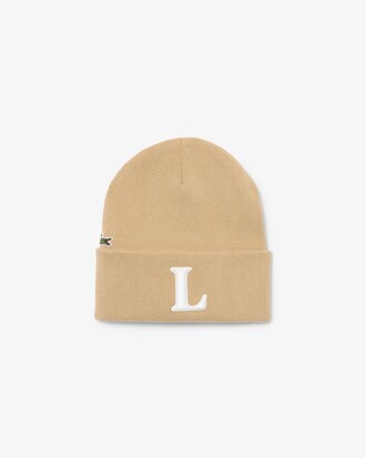 Bonnet laine m&eacute;lang&eacute;e brod&eacute;