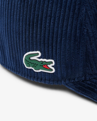 Casquette Golf velours côtelé brodée