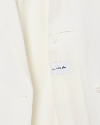 Blazer croisé blason héritage brodé