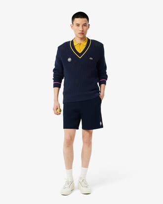 Pull col V Édition Roland-Garros