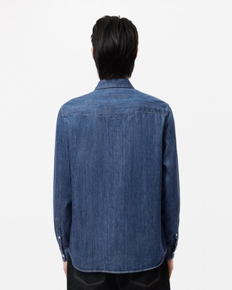 Chemise regular fit denim