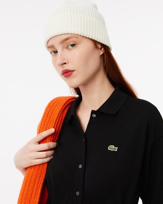 Robe polo relaxed fit en Petit Piqué