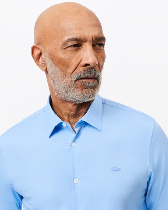 Chemise slim fit popeline stretch