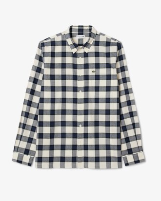 Chemise regular fit flanelle à carreaux