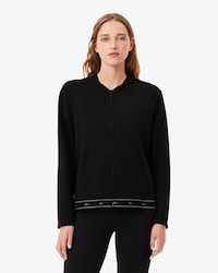 Sweatshirt d'intérieur zippé à capuche