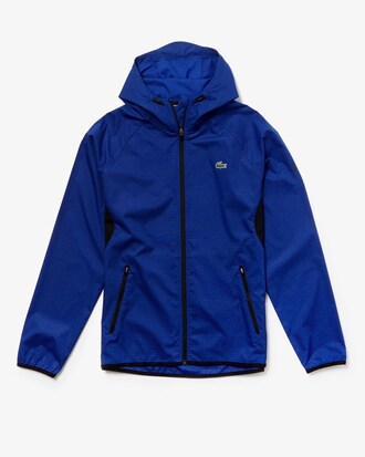 Veste chin&eacute;e &agrave; capuche Lacoste SPORT x Novak Djokovic ultra-dry