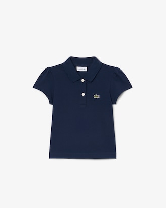 Polo col festonn&eacute; mini Piqu&eacute;