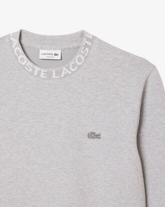 Sweatshirt jersey marquage jacquard
