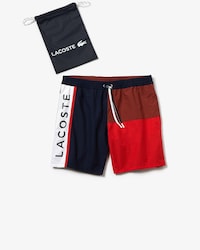 Short de bain en taffetas color-block