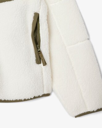 Veste polaire sherpa color-block