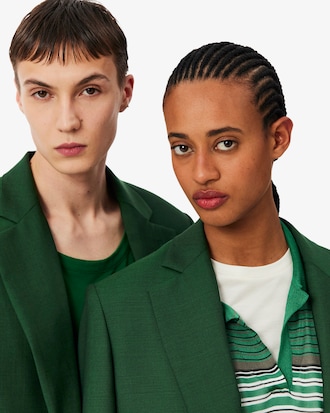 Blazer laine &eacute;paisse D&eacute;fil&eacute;
