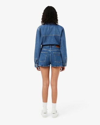 Short denim coton