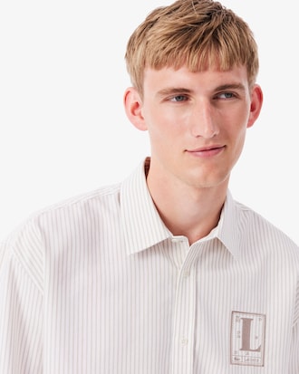 Chemise Oxford ray&eacute;e relaxed fit