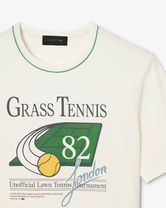 T-shirt imprim&eacute; tennis D&eacute;fil&eacute;