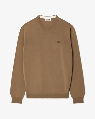 Pull en laine mérinos col rond