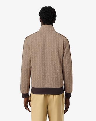 Veste de surv&ecirc;tement zipp&eacute;e Paris jacquard
