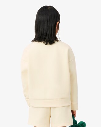 Sweatshirt n&eacute;opr&egrave;ne badge brod&eacute;