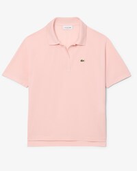 Polo relaxed fit Piqu&eacute; fluide