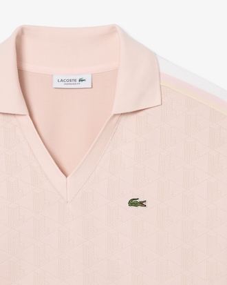 Polo oversize jacquard monogramme
