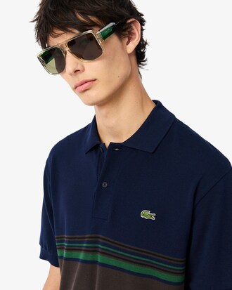 Polo classic fit fabriqu&eacute; en France ray&eacute;